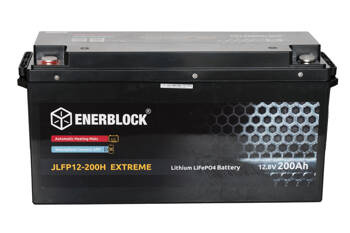200AH Battery LITHIUM LiFePO4 ENERBLOCK 12.8V