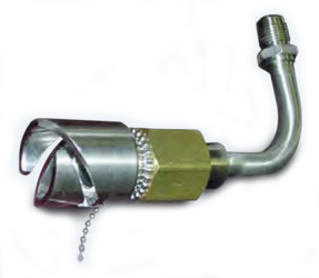 RegO Female Quick Disconnect Vent, 10 GPM/Vent, 90deg. Tube - 11175