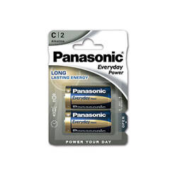 Panasonic D type alkaline battery - 1.5 V