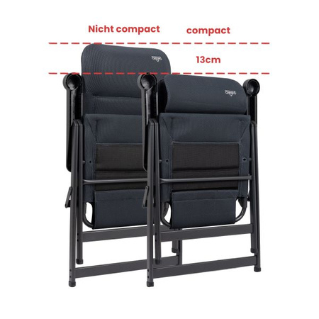 Camping Chair AP/241 Air-Deluxe Compact XXL black