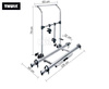 Aluminiowy tylny bagażnik Omni-Bike Sport G2 W150 Hobby Caravan na 2 rowery