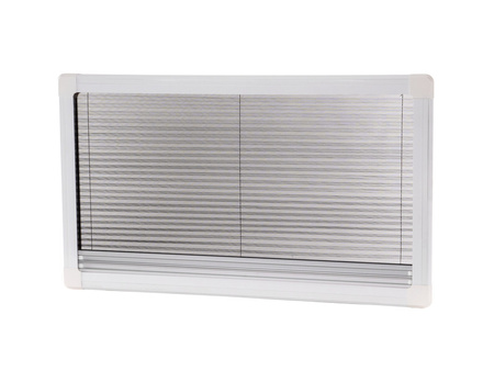 Roleta wewnętrzna z moskitierą Carbest RW Motion 700x400 mm, biała rama