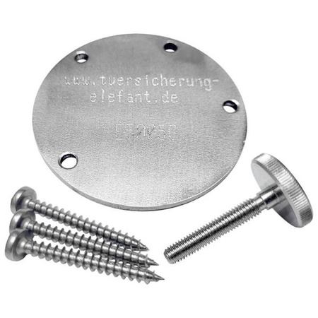Blokada drzwi Elefant 5C 6,5cm stal nierdzewna srebrna 214/311-1