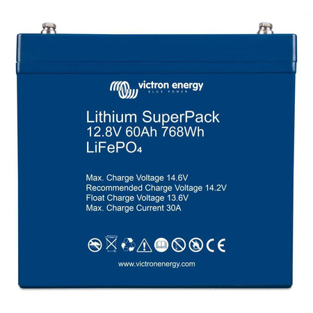 Akumulator Lithium SuperPack 12,8V/60Ah (M6) Victron