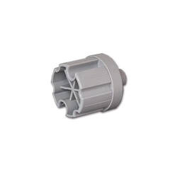 Right-hand end cap F65 S - Ø 60 mm
