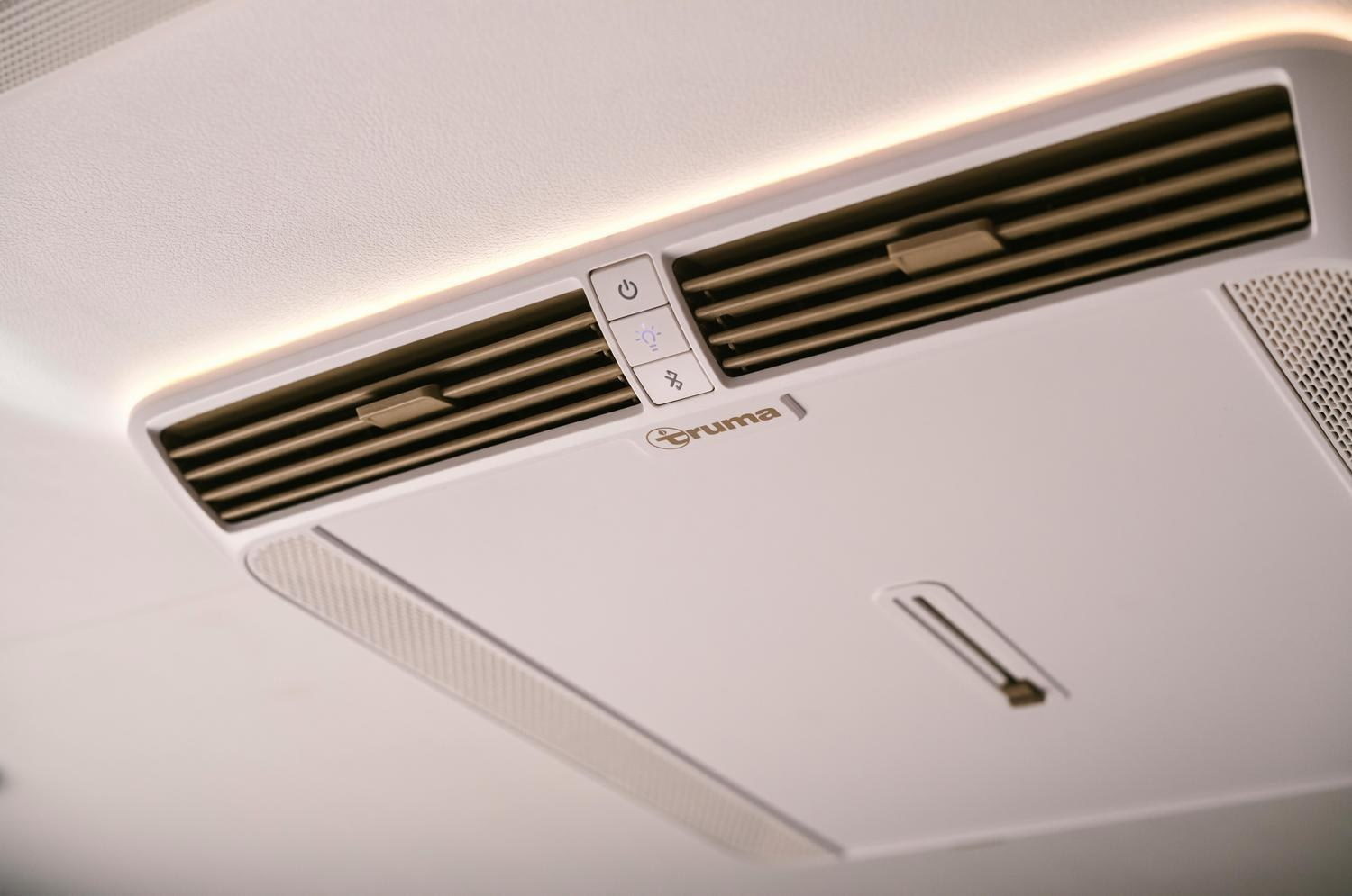 Aventa Premium 2nd generation air distributor with LED lighting inside the vehicle