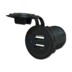 Podwójne gniazda USB na panelu