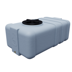 Prostokątny lekki pojemnik 100 l UHPLAST szary