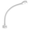 Stylowa lampa LED z USB do kampera gęsia szyja Fawo F biała
