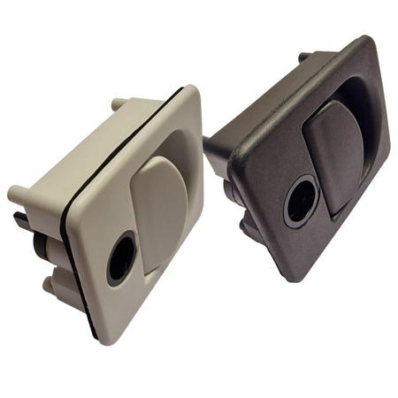 Kubus Exterior Lock (HSC/FF2), white
