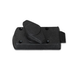 Czarny mechanizm wewnętrzny z motylkiem