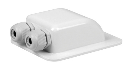 Wlot kablowy/dachowy Carbest, biały,