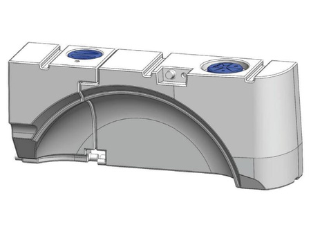 Zestaw zbiornik wody pitnej + zużytej CARAVAN 65L+28L VW-T6 A+B CPL.