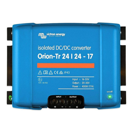 Victron Orion-Tr 24/24-17A (400W) izolowana przetwornica DC-DC 24 V na 24 V