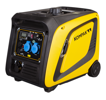 Generator prądu hybrydowy benzyna/LPG 3900W DUAL FUEL agregat prądotwórczy KOMPAK