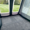 CAMPTECH awning carpet size 12 - 548 x 250 cm, breathable, blue and grey, 14.6 kg