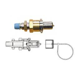 Male Quick Disconnect Vent Bulkhead 3/8 Npt End connection - 12895