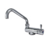 Style single-lever mixer with fold-down spout