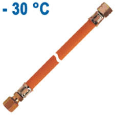 GOK pressure hose 1/4 LH-UEM x RVS 8 x 400mm PS 10 bar MS