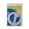 Słuchawka prysznicowa biała z wężem PVC 1,2 m - gwint 1/2" wewnętrzny