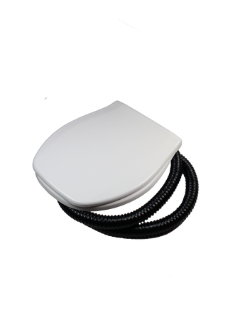 Urine separator insert Separett Privy 501 with toilet seat, blue