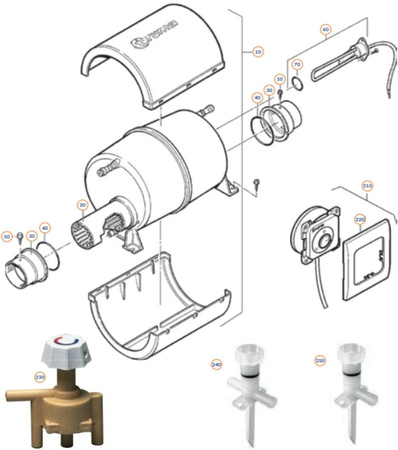 Śruba ST do łaźni termalnych serii 2