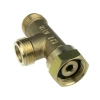 GasBank trójnik M20 (W20) z zaworem zwrotnym - 2 butle do reduktora Truma, GOK, Cavagna, iGT