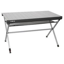 Stół kempingowy Titanium Axia marki Brunner z rolowanym blatem, 122 cm