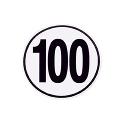 Sticker 100 km/h