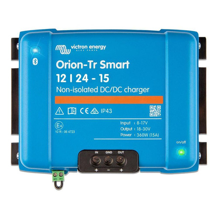 Konwerter / Ładowarka Orion-Tr Smart 12/24-15A (360W) nieizolowany Victron z Bluetooth