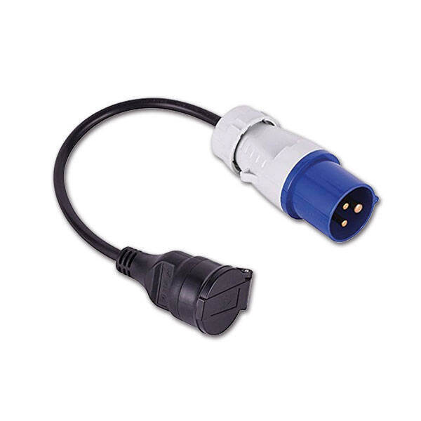 Adapter z kablem 30 cm wtyczka CEE M / Schuko