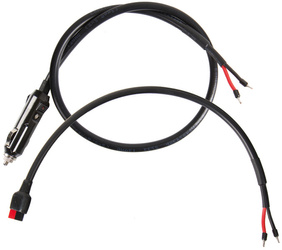 Zestaw kabli z wtyczką do zapalniczki samochodowej