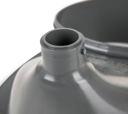 Composting toilet insert (grey) & toilet seat TROBOLO