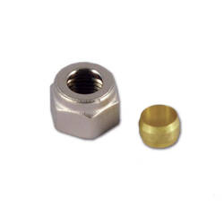 Nut with brass ogive Ø 10 mm