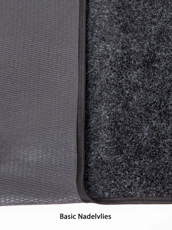 Tapis Deluxe SY Dywanik do Fiata Ducato - Tekstylna powierzchnia, Ciemnoszary