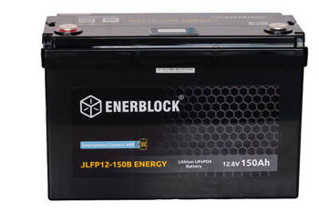 Enerblock Akumulator LiFePO4 JLFP 12,8 V 150 Ah - BMS, LCD