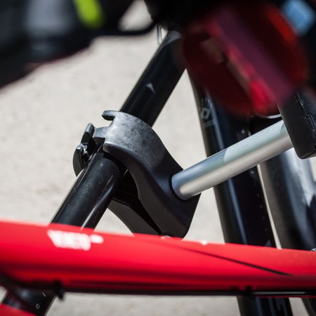 Drążek montażowy z zaciskiem do ramy roweru EUFAB 22 cm