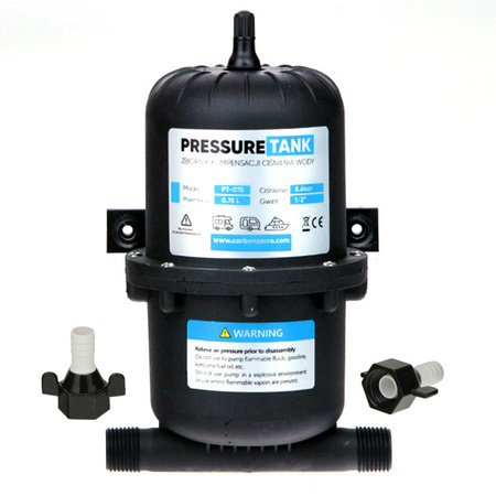 Water Pump Zbiornik wyrównawczy ciśnienia 0,75 l 1/2" - hydrofor do instalacji wody w kamperze