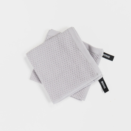BOXIO TOWEL - 2 cotton tea towels, waffle weave, 34 x 34 cm