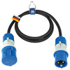 CEE Extension Cable, 1,5 m black