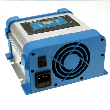 7-stopniowa ładowarka dwóch akumulatorów 12 Volt 20A SUNBANK