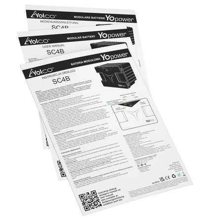 Yolco SC4B bateria modułowa do lodówek przenośnych - 15600 mAh, 170 Wh