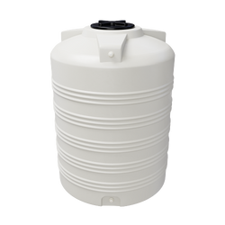 Cylindryczny pionowy pojemnik 1500 l UHPLAST biały