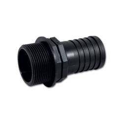 Złącze węża męskie proste gwint 1 1/2" - wąż Ø 40 mm