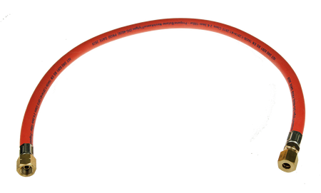 IGT 600mm gas hose 1/4 LH-UEM x RVS 8 PS 10 bar