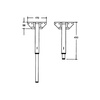 Telescopic and folding table leg