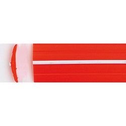 Filler Strip uni 12 mm, 200 m, red-white for Tabbert