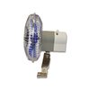 Wentylator oscylacyjny z metalowym grillem - 12 V