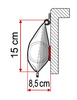 Fiamma CaravanStore Markiza 255cm Szary Lekka