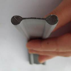 Hindermann Podwójne orurowanie 3m srebrne PVC